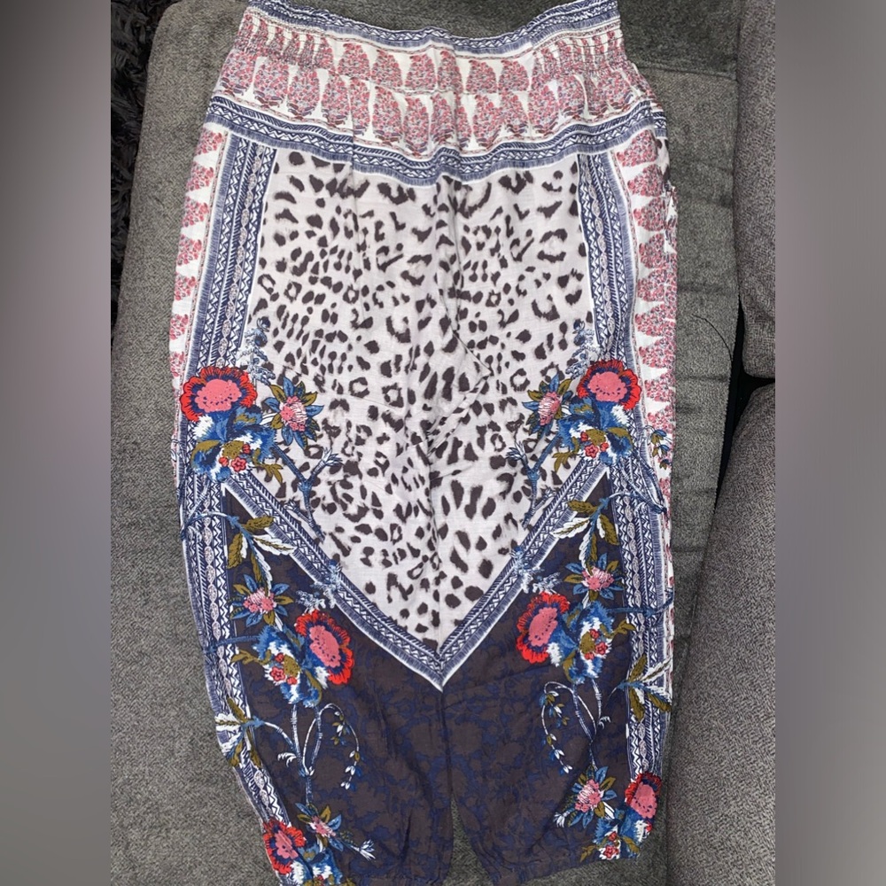 Free people drop crotch Haram pants